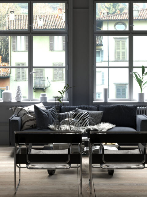 Living area 3DS MAX, Corona render.