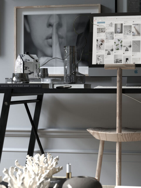 Living area 3DS MAX, Corona render.